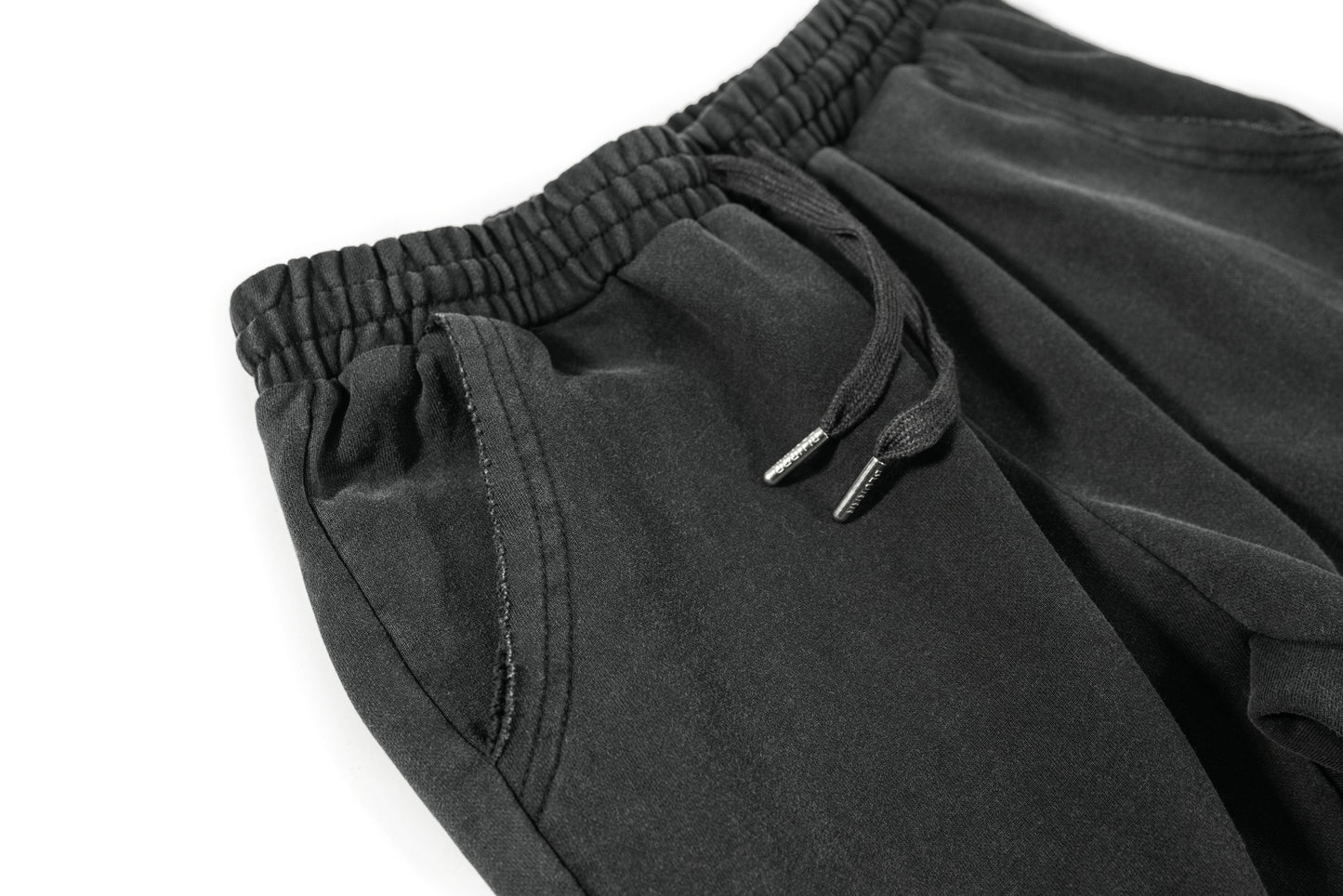 CHARCOAL CUFFED SWEATPANTS