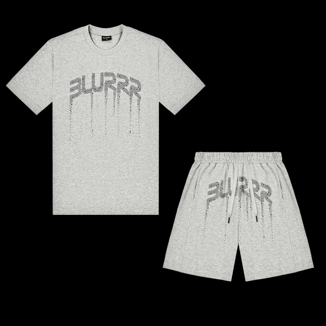 GREY COMFORT FIT SHORT SET