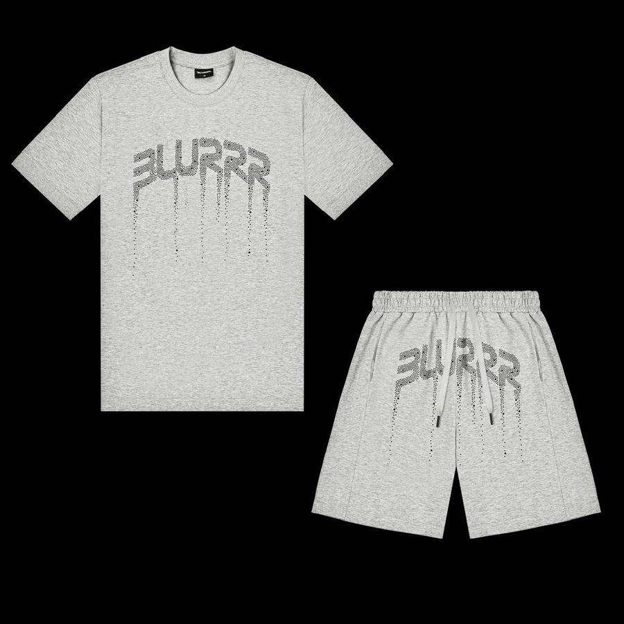 GREY COMFORT FIT SHORT SET