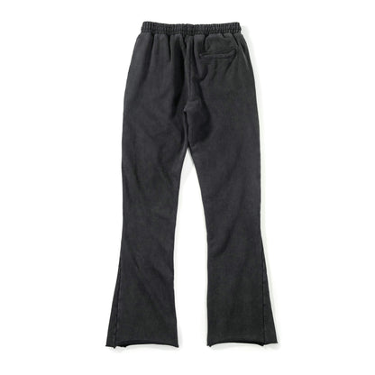 CHARCOAL FLARED SWEATPANTS