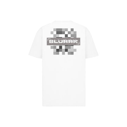 Oversized White B Censored Tee