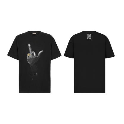 Black Middle F*nger Tee