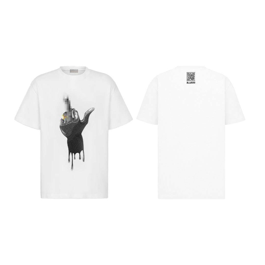 White Middle F*nger Tee